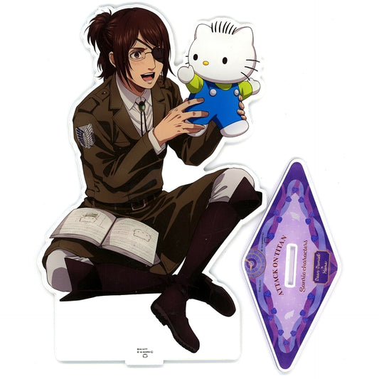 Hange Zoe x Dear Daniel Attack on Titan x Sanrio Characters The 2nd Edition Acrylic Stand L [USED]