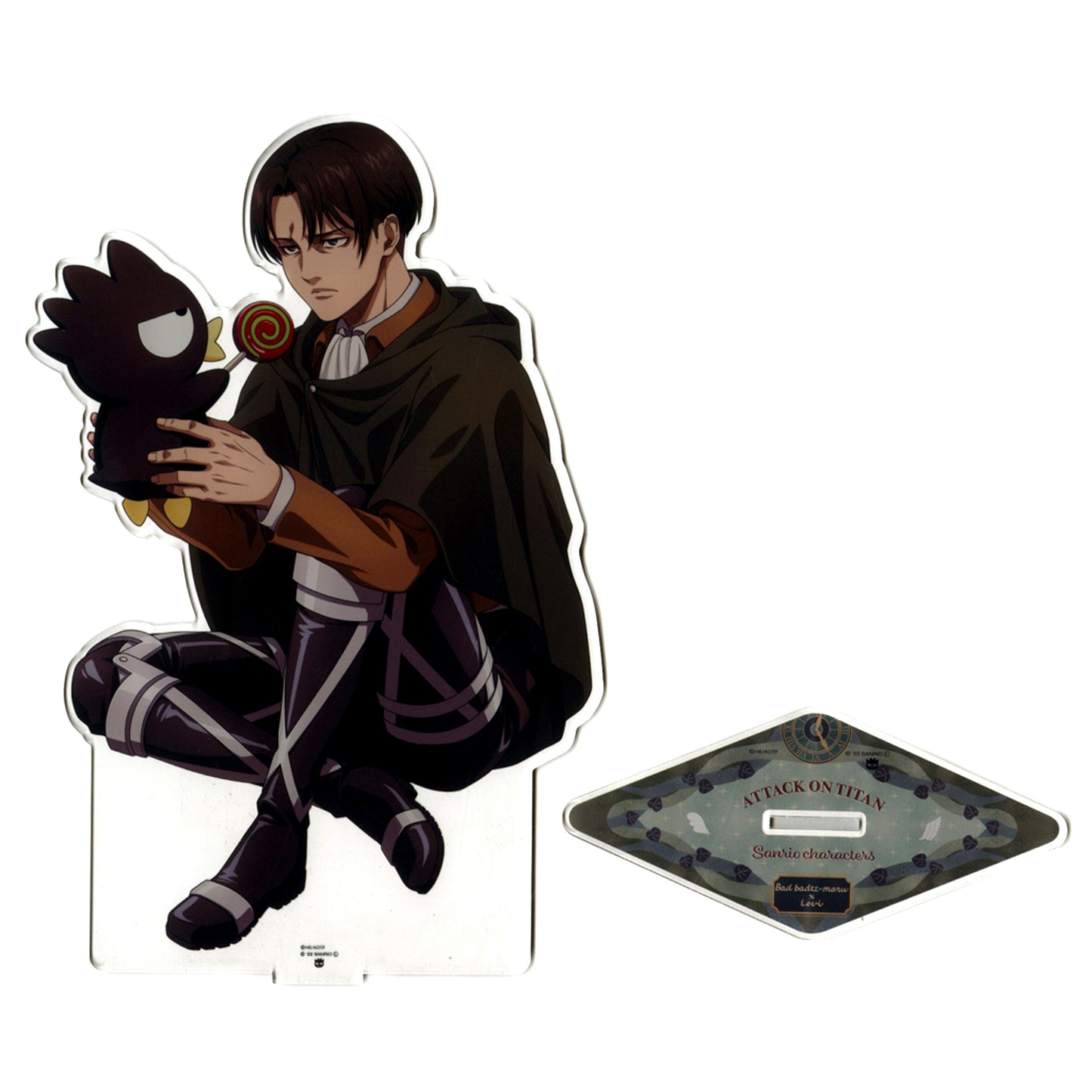 Levi Ackerman Bad Badtz-Maru Attack on Titan Sanrio Characters The 2nd Edition Acrylic Stand L [USED]
