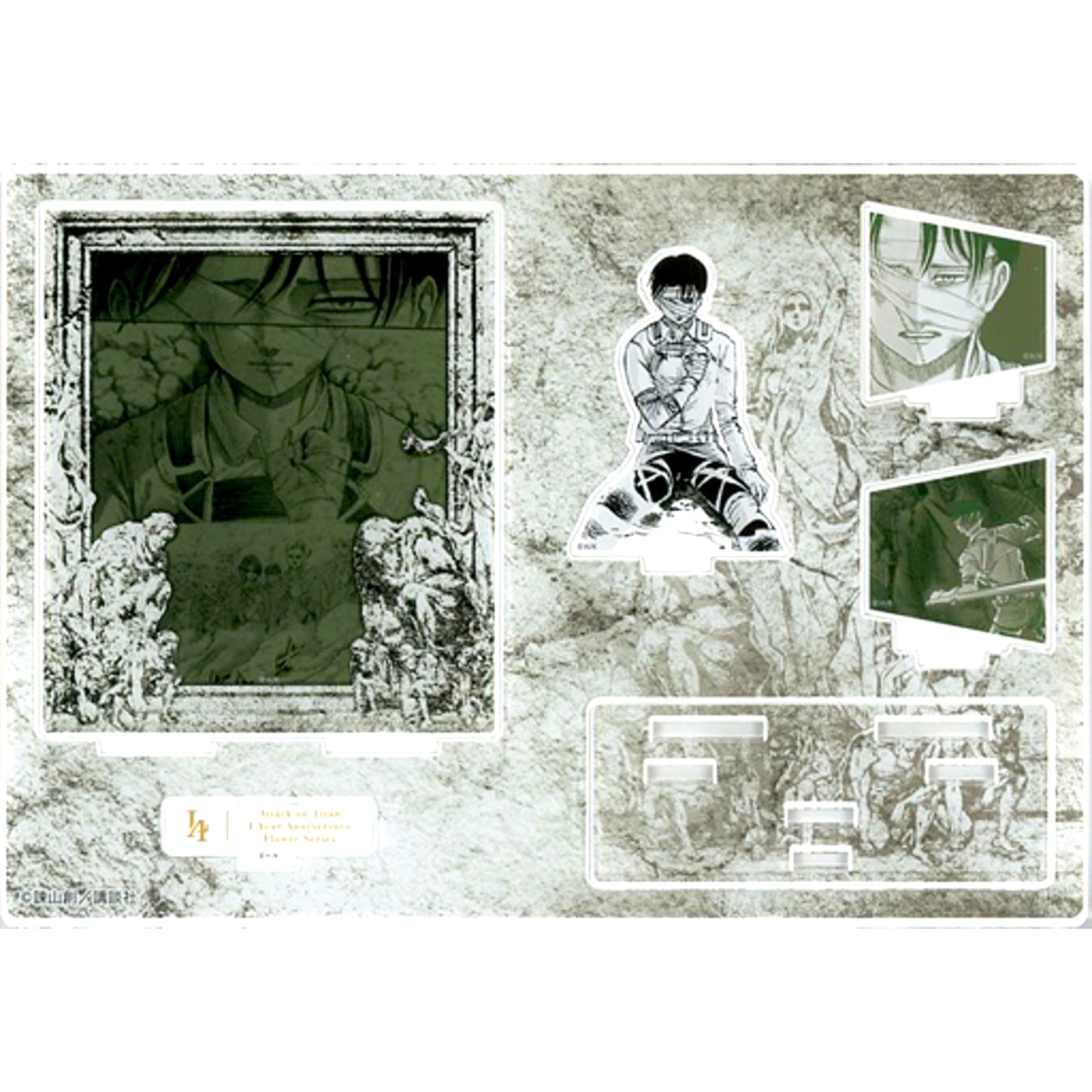 Levi Ackerman Attack on Titan Diorama Acrylic Stand Battle of Heaven and Earth [USED]