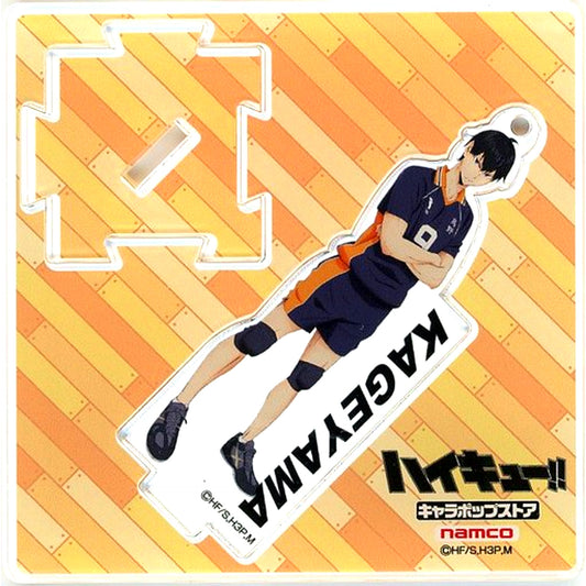 Tobio Kageyama Haikyu!! Acrylic Keychain with Stand Chara Pop Store Iza Representative Deciding Match [USED]