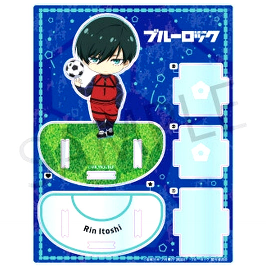 Rin Itoshi Mini Acrylic Figure Accessory Case Blue Lock [USED]