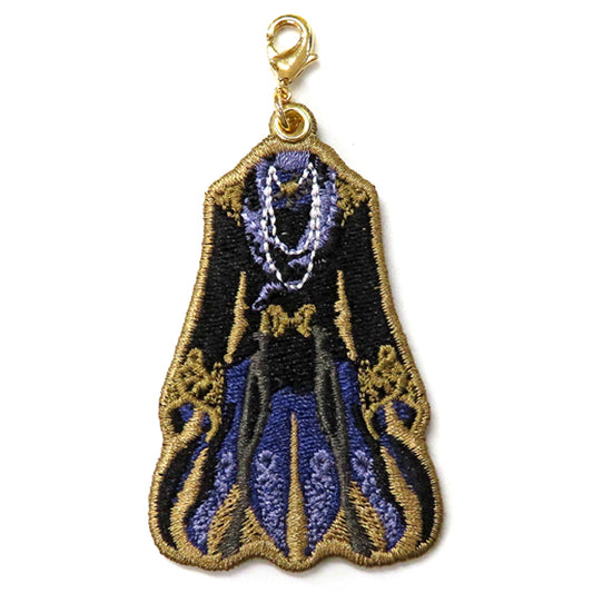 Azul Ashengrotto Disney Twisted-Wonderland Glorious Masquerade -Crimson Lotus Flower and Bell of Salvation- Costume Embroidery Charm Collection Masquerade Dress Ver. [USED]