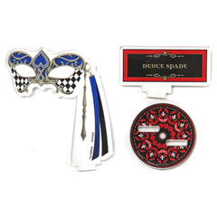Twisted-Wonderland Glorious Masquerade Crimson Flower and the Bell of Salvation Deuce Spade Mask Staff Style Acrylic Stand Collection Masquerade Dress ver. Acrylic Stands [USED]