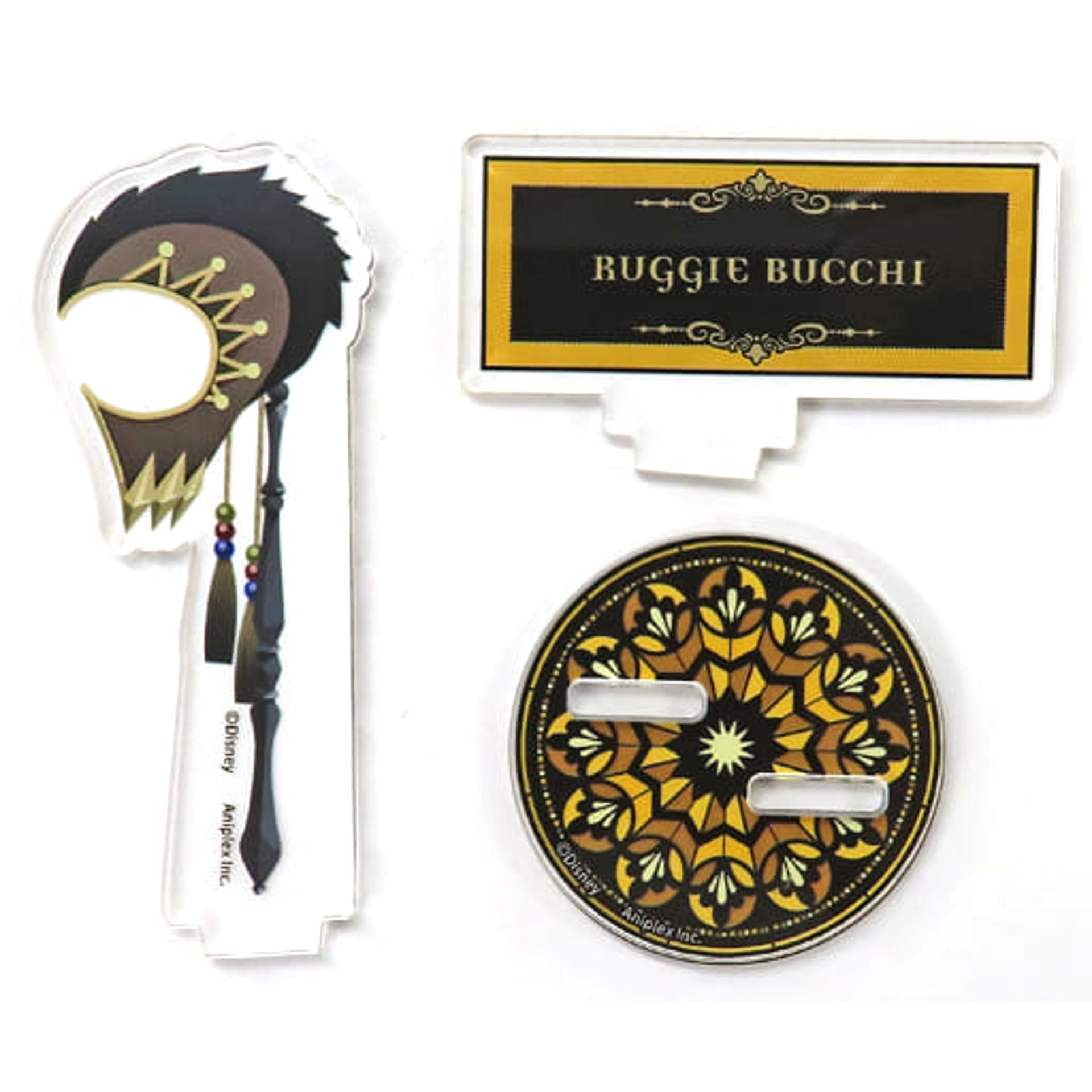 Twisted-Wonderland Glorious Masquerade Crimson Flower and the Bell of Salvation Ruggie Bucchi Mask Staff Style Acrylic Stand Collection Masquerade Dress ver. Acrylic Stands [USED]