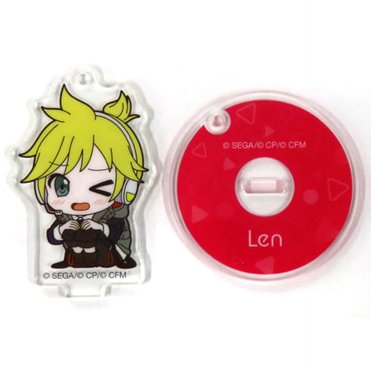 Hatsune Miku: Colorful Stage! Len Kagamine ViVimus Acrylic Keychain Collection with Stand Vivid Bad Squad Keychains [USED]