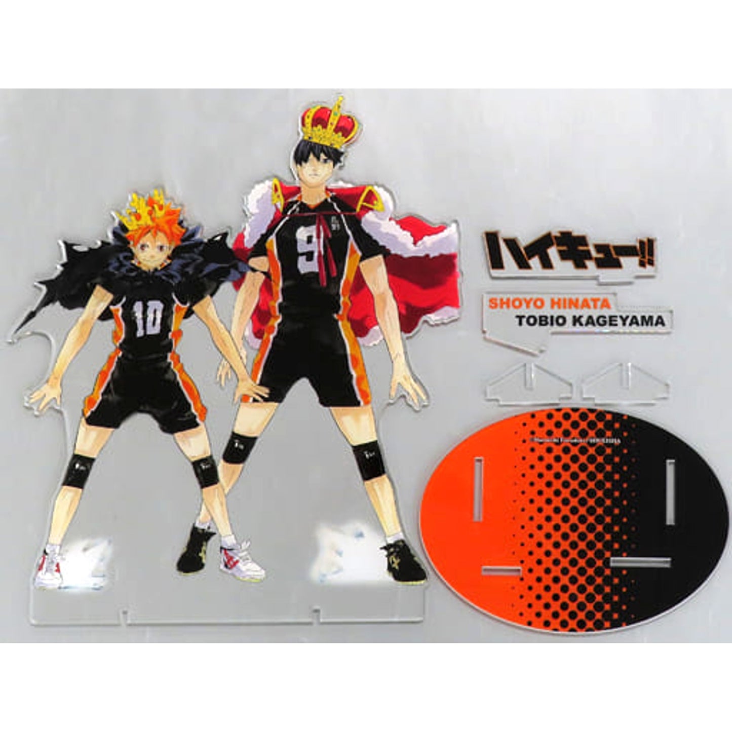 Haikyu!! Hinata Kageyama Acrylic GIGA Figure Jump Characters Store Limited Acrylic Item [USED]