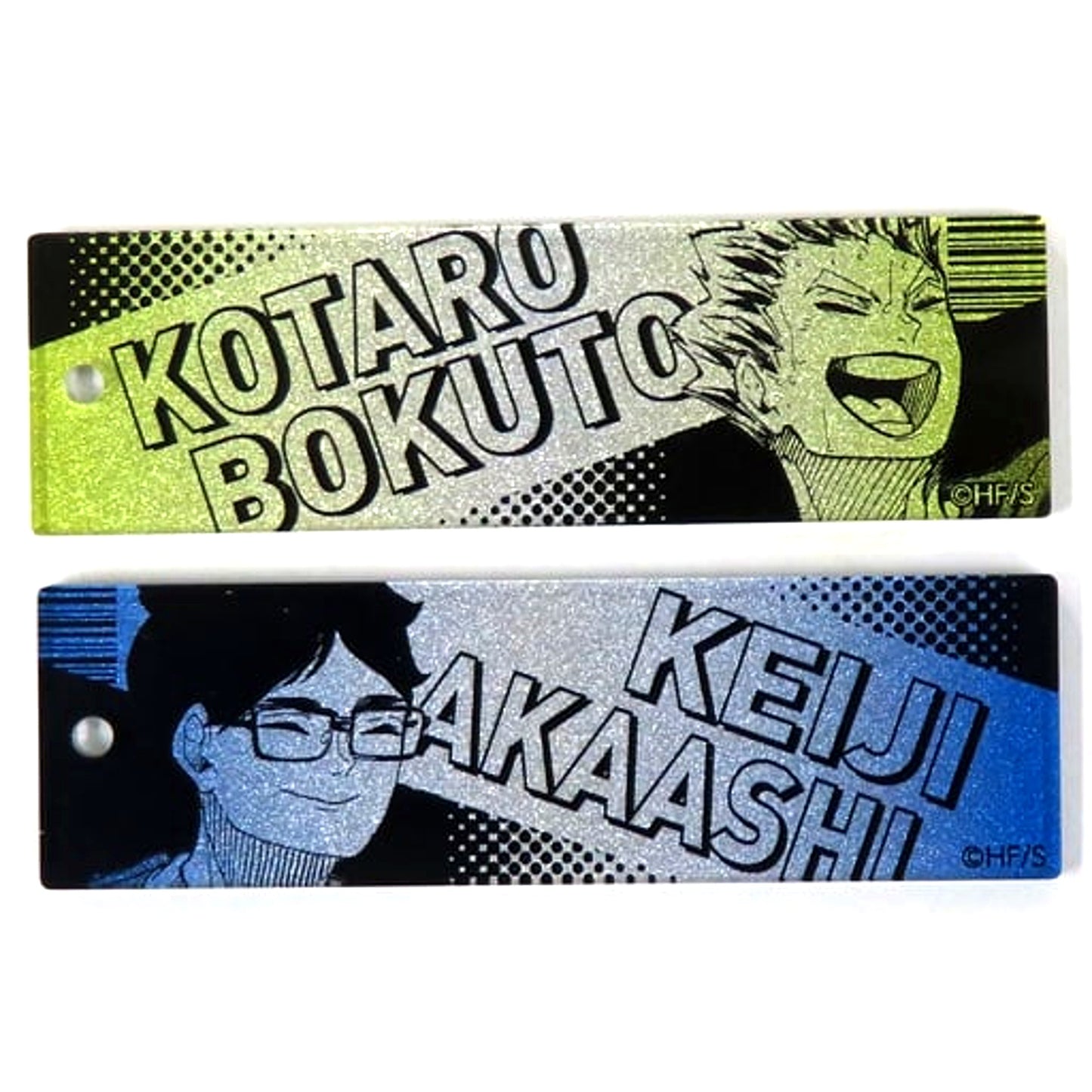 Set of 2 Kotaro Bokuto & Keiji Akaashi Haikyu!! Gradation Acrylic Keychain [USED]