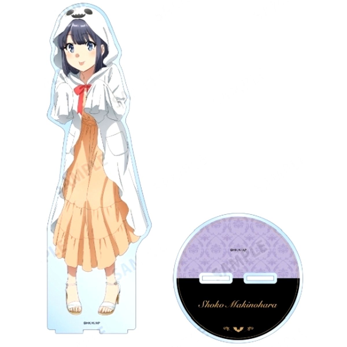 Shoko Makinohara Halloween Ver. Illustration Jumbo Acrylic Stand Rascal Does Not Dream of Bunny Girl Senpai [USED]