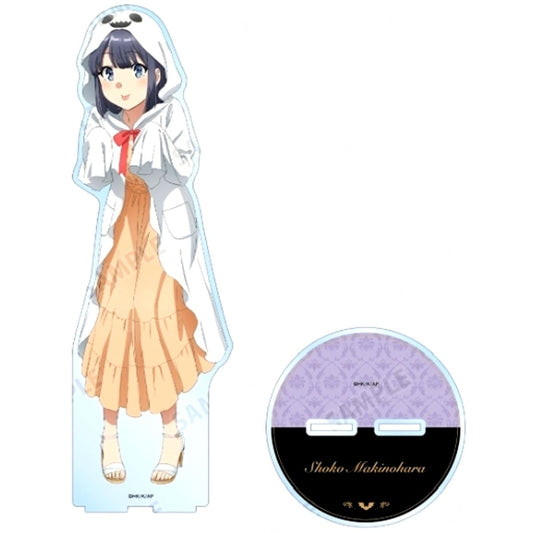 Shoko Makinohara Halloween Ver. Illustration Jumbo Acrylic Stand Rascal Does Not Dream of Bunny Girl Senpai [USED]