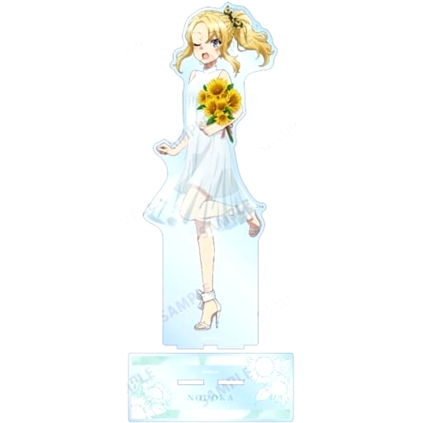 Nodoka Toyohama Rascal Does Not Dream of Bunny Girl Senpai Newly Drawn Illustration Extra Large Acrylic Stand Sunflower and White Dress ver. [USED]