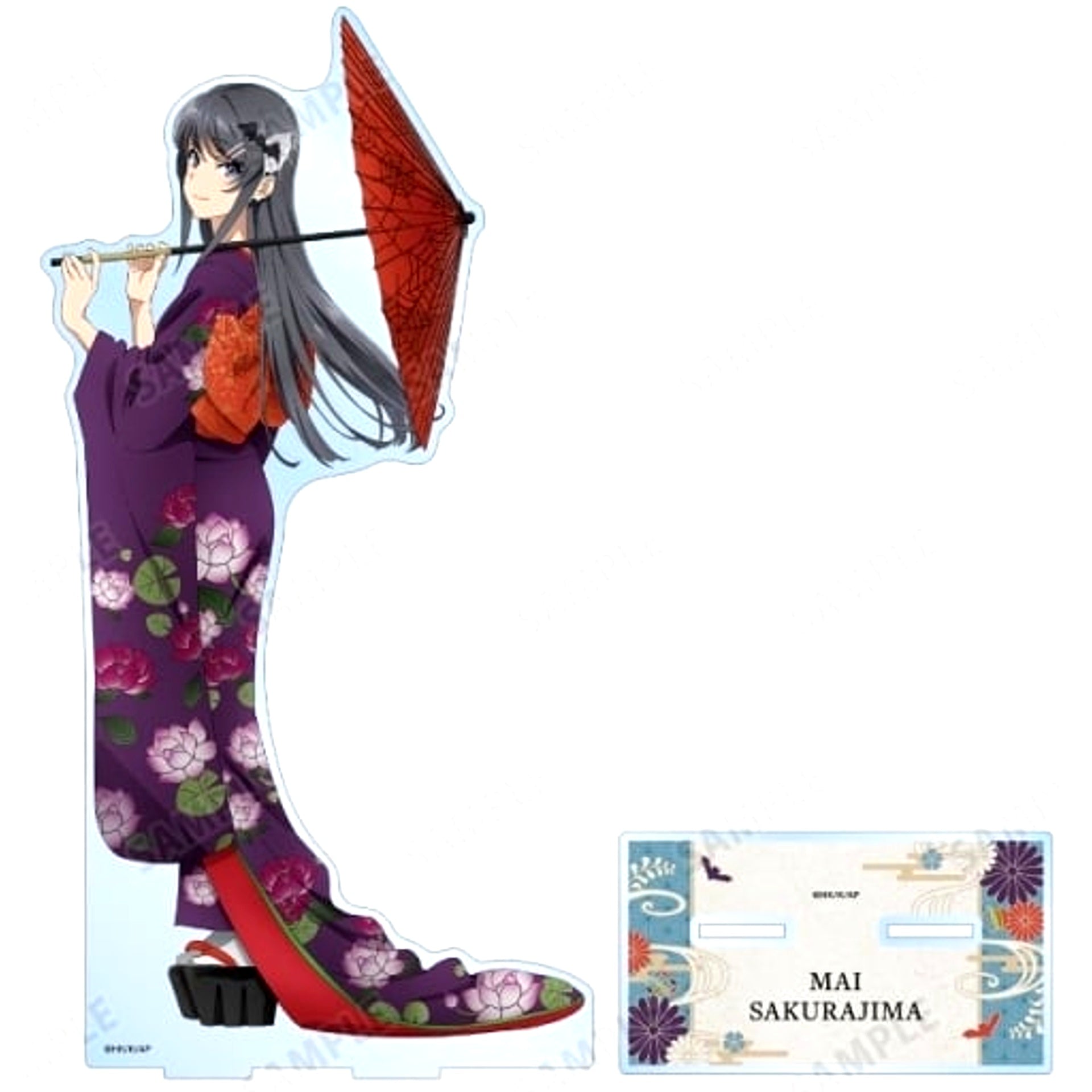 Mai Sakurajima Japanese Style Halloween Ver. Illustration Extra Large Acrylic Stand Rascal Does Not Dream of Bunny Girl Senpai [USED]