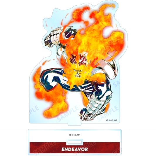 Endeavor My Hero Academia Ani-Art Part 5 BIG Acrylic Stand [USED]