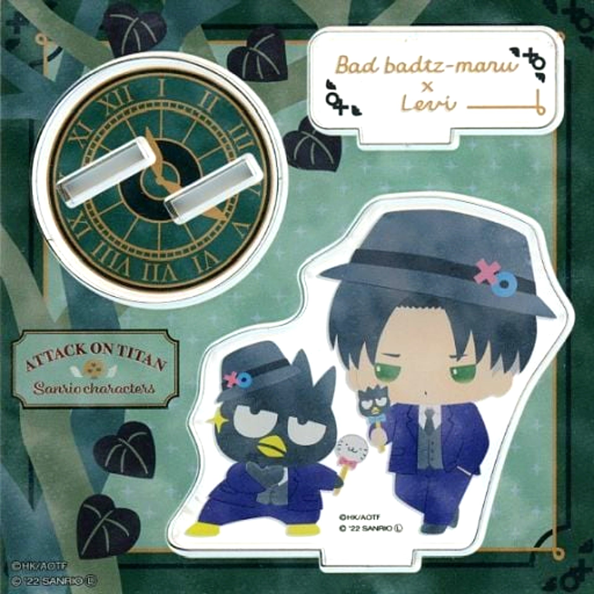 Levi Ackerman x Bad Badtz-Maru Attack on Titan x Sanrio Characters The 2nd Edition Acrylic Stand Nakayoshi no Ki [USED]