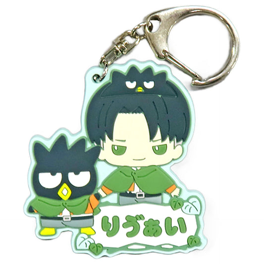 Levi Ackerman Bad Badtz-Maru Attack on Titan X Sanrio Characters Name Rubber Charm The 2nd Edition Charm [USED]