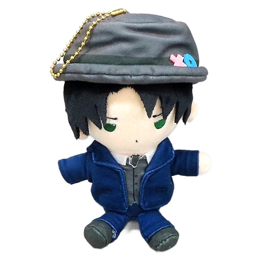 Attack on Titan X Sanrio Characters Levi Ackerman The 2nd Edition Munyugurumi Mascot Keychains [USED]