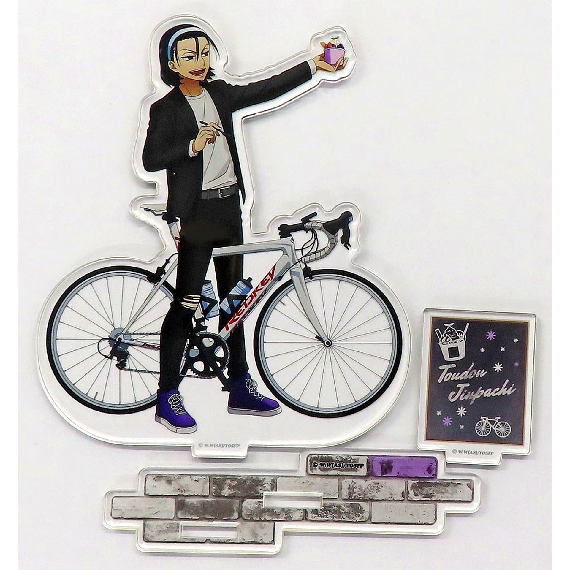 Jinpachi Todo Yowamushi Pedal LIMIT BREAK Acrylic Stand Manhattan Roll Ice Cream [USED]