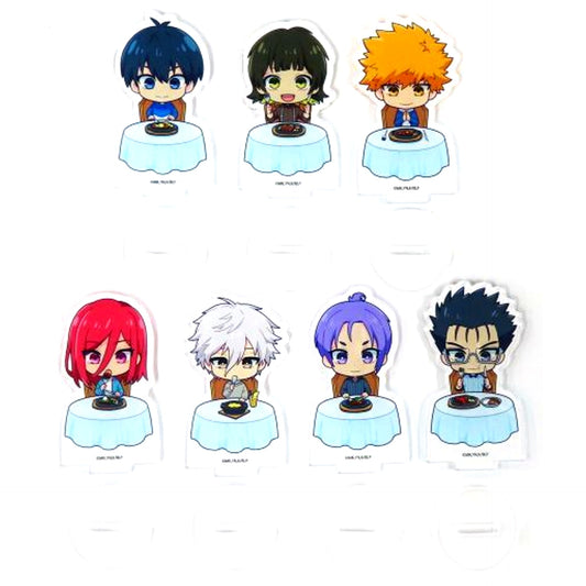 Set of 7 Blue Lock x France-tei Acrylic Petit Stand [USED]