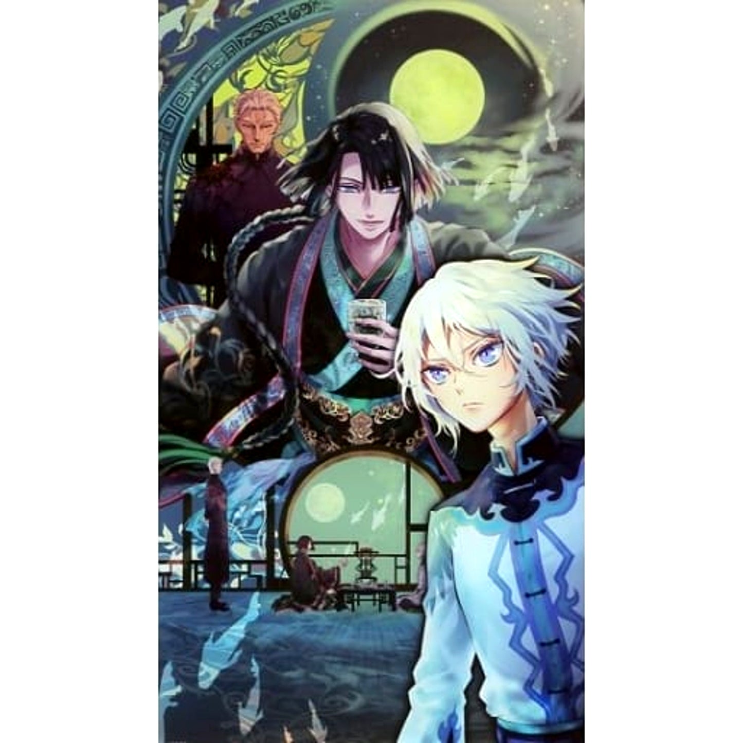 Fate/Grand Order Moonlit Encounter White Day Spectacles Visual Acrylic Board AGF 2022 [USED]