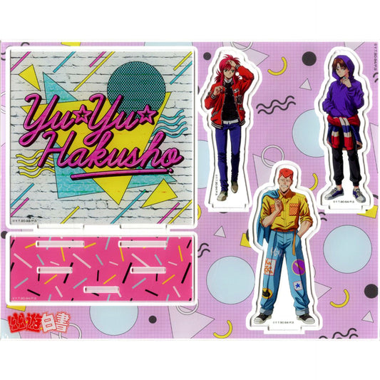 Group B Street Fashion Ver. Illustration Acrylic Diorama YuYu Hakusho Pop Up Shop [USED]
