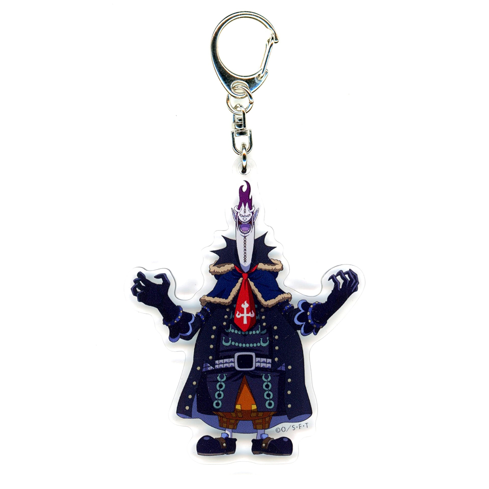 Gecko Moria One Piece Acrylic Keychain Villain Series Village Vanguard Limited [USED]