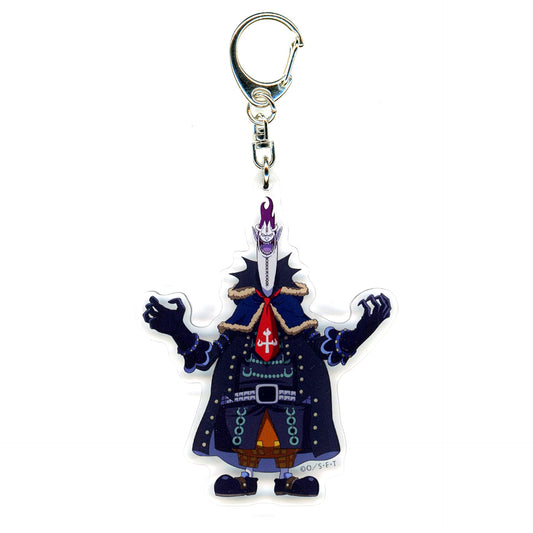 Gecko Moria One Piece Acrylic Keychain Villain Series Village Vanguard Limited [USED]