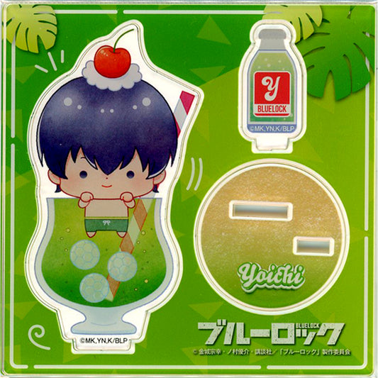 Yoichi Isagi Acrylic Stand juice Blue Lock Tree Village Cafe [USED]