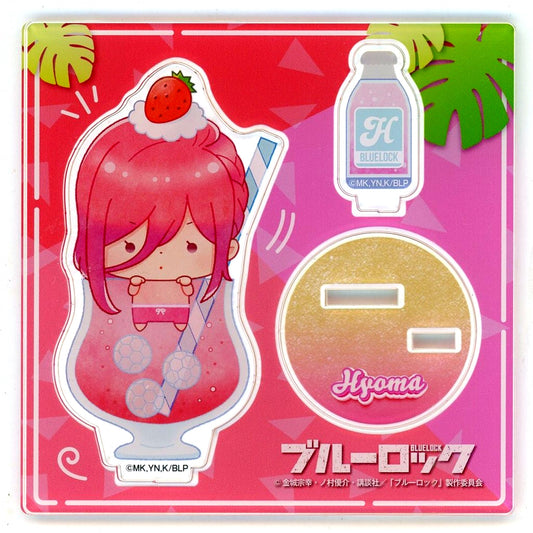 Hyoma Chigiri Acrylic Stand juice Blue Lock Tree Village Cafe [USED]