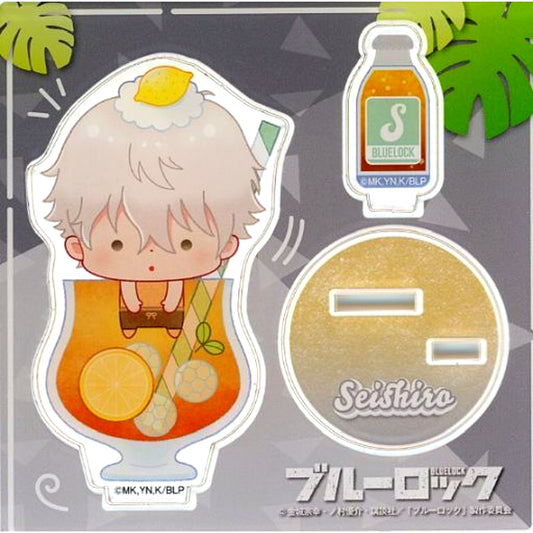 Seishiro Nagi Acrylic Stand juice Blue Lock Tree Village Cafe [USED]