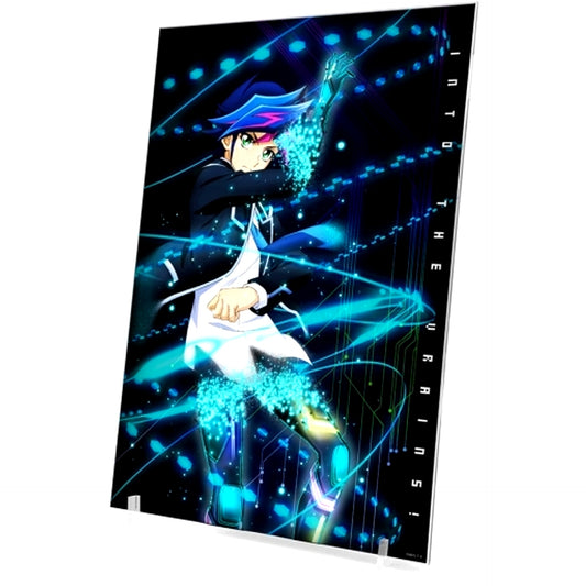 Yusaku Fujiki Into the VRAINS Acrylic Art Board Yu-Gi-Oh! VRAINS [USED]