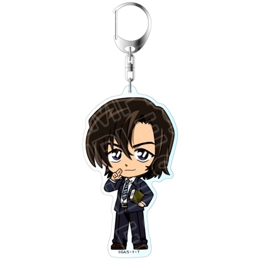 Kenji Hagiwara Detective Conan Deka Keychain Deformed Autumn ver. [USED]