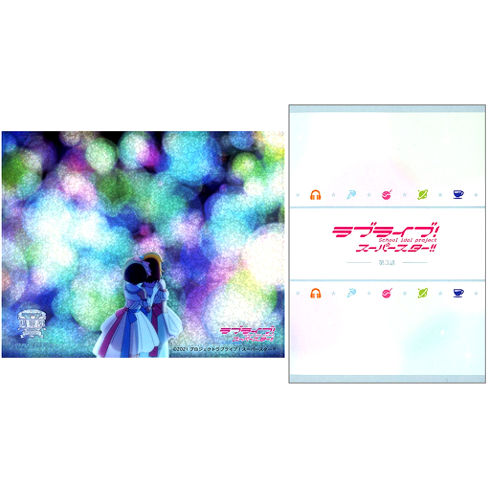Kanon Shibuya & Keke Tang Official Memorial Item No.3 Kuukaa First Stage Kirakira Acrylic Block Love Live Superstar Yuigaoka Girls Purchasing Department Goods [USED]