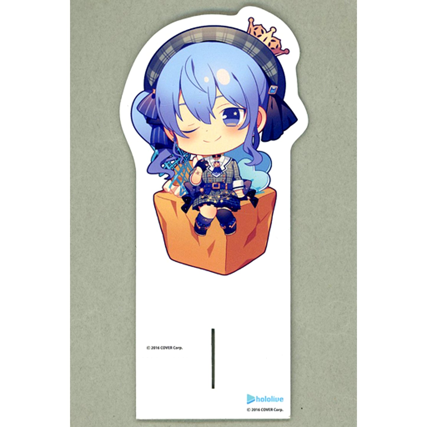 Hoshimachi Suisei Sitting Wink Mini Character Stand Virtual YouTuber Hololive x Pasela Dessert Order Bonus [USED]
