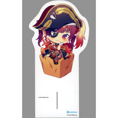 hololive x Pasela Houshou Marine Mini Character Stand Sitting with left gaze Dessert Order Bonus Acrylic Stands [USED]