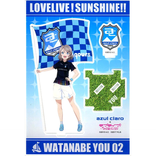 You Watanabe 3rd Uniform Love Live! Sunshine!! Edition Acrylic Figure Love Live! Sunshine!! x Azul Claro Numazu [USED]