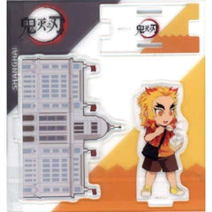 Demon Slayer: Kimetsu no Yaiba Kyojuro Rengoku Acrylic Stand ufotable Cafe Town Series Shanghai Exclusive Acrylic Stands [USED]