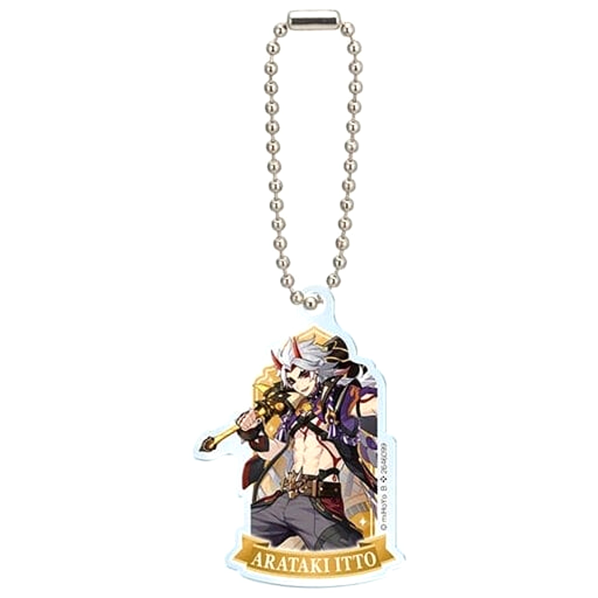Genshin Arataki Itto Acrylic Charms 04 Charm [USED]