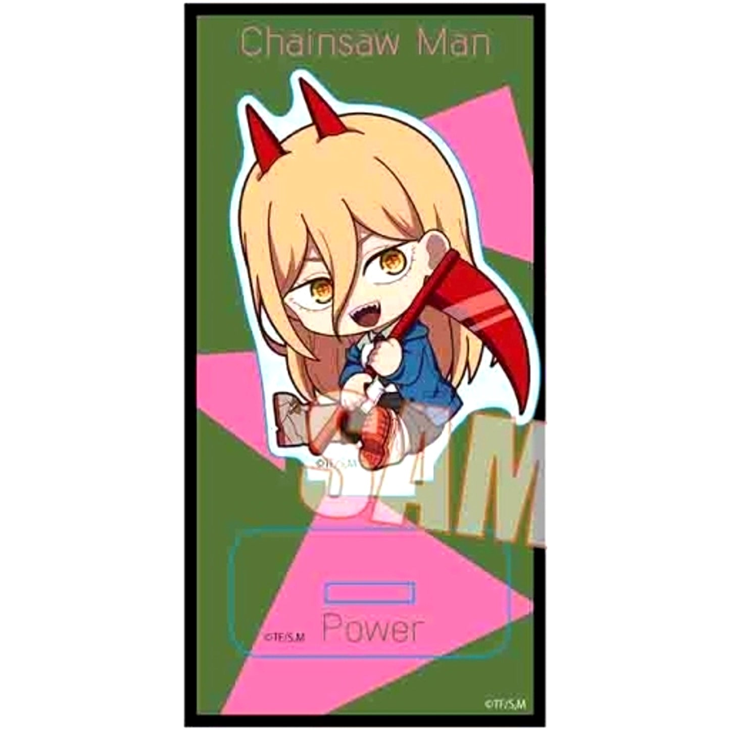 Power Gyugyutto Acrylic Figure Chainsaw Man [USED]