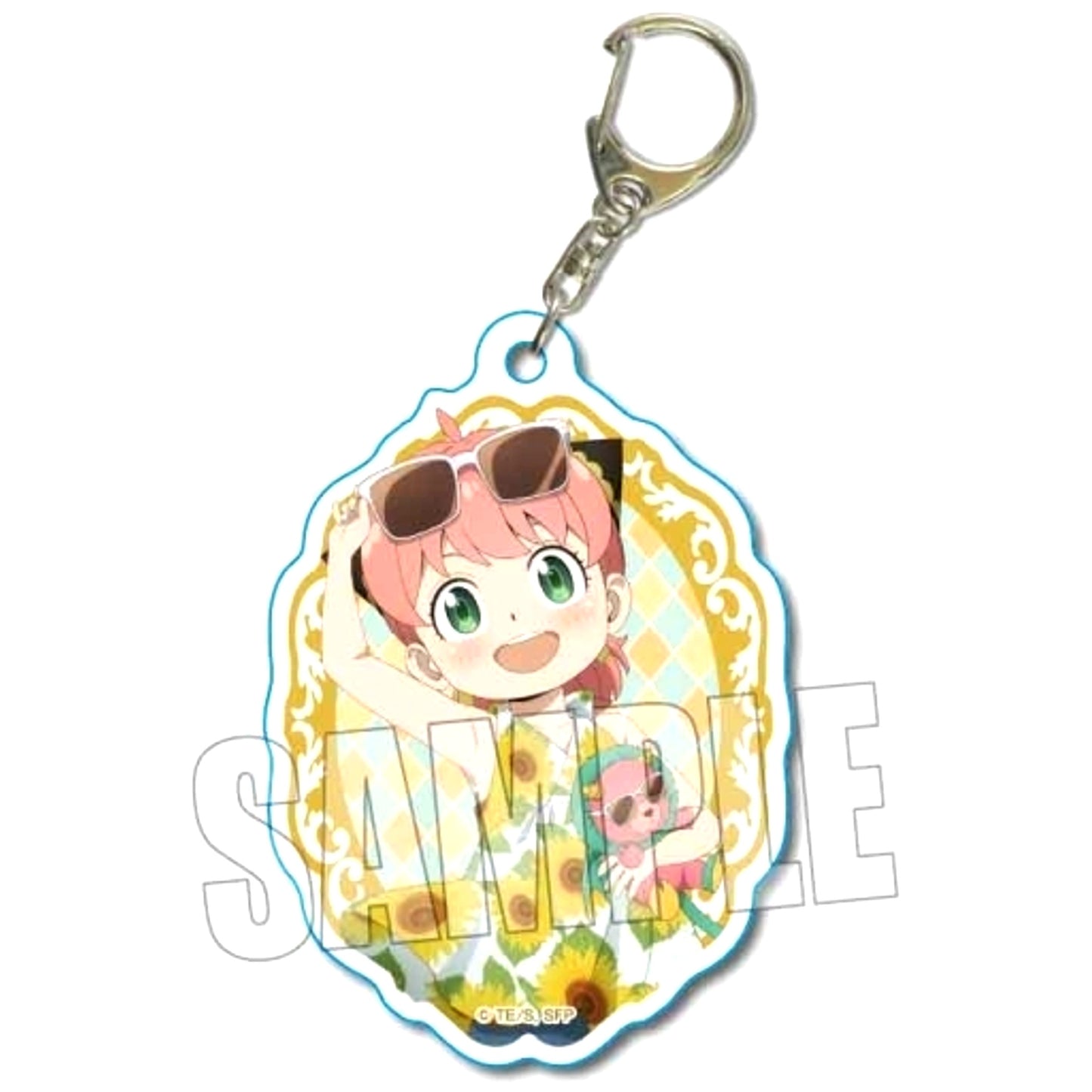 Anya Forger Summer ver. SPY x FAMILY Trading Acrylic Keychain Four Seasons ver. [USED]