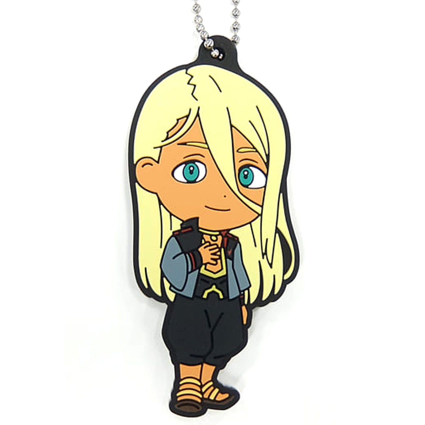 Mobile Suit Gundam: The Witch from Mercury Shaddiq Zenelli Ichiban Kuji Rubber Keychain Kyunchara Illustrations Prize G [USED]