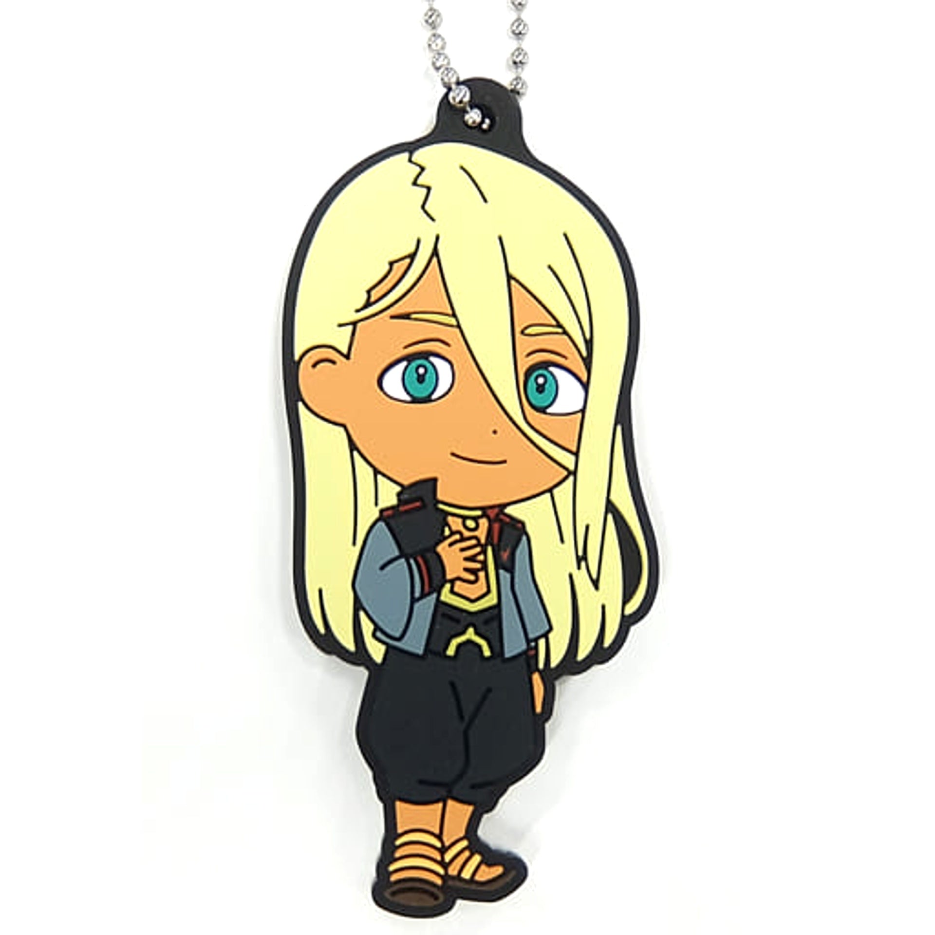 Mobile Suit Gundam: The Witch from Mercury Shaddiq Zenelli Ichiban Kuji Rubber Keychain Kyunchara Illustrations Prize G [USED]