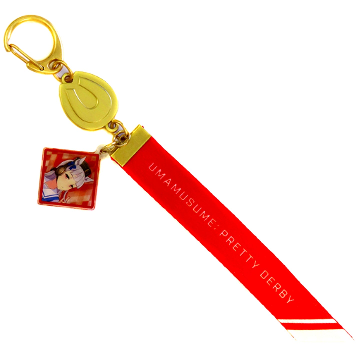 Gold Ship Uma Musume Pretty Derby Official Ribbon Keychain 4th EVENT SPECIAL DREAMERS!! EXTRA STAGE [USED]