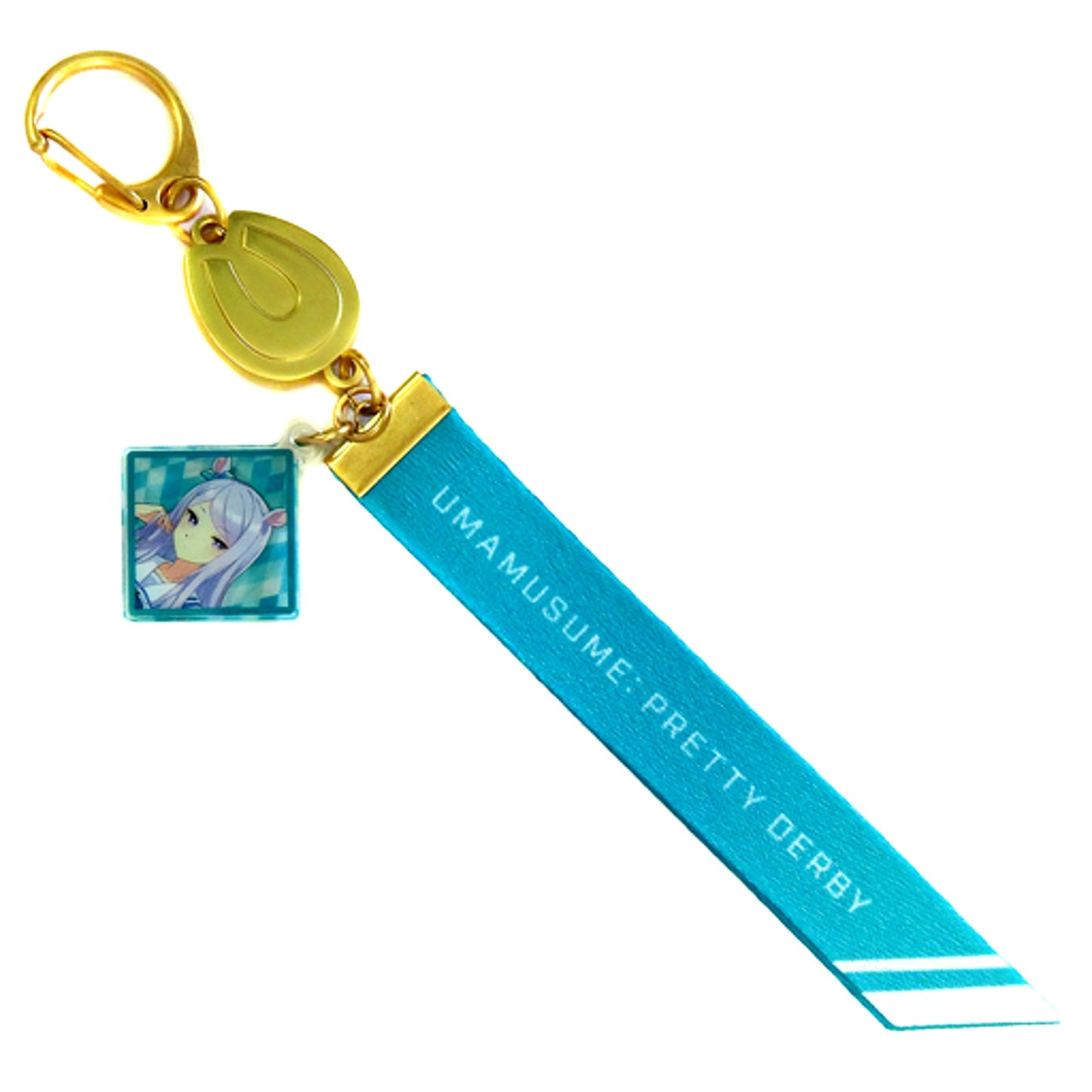 Mejiro McQueen Uma Musume Pretty Derby Official Ribbon Keychain 4th EVENT SPECIAL DREAMERS!! EXTRA STAGE [USED]