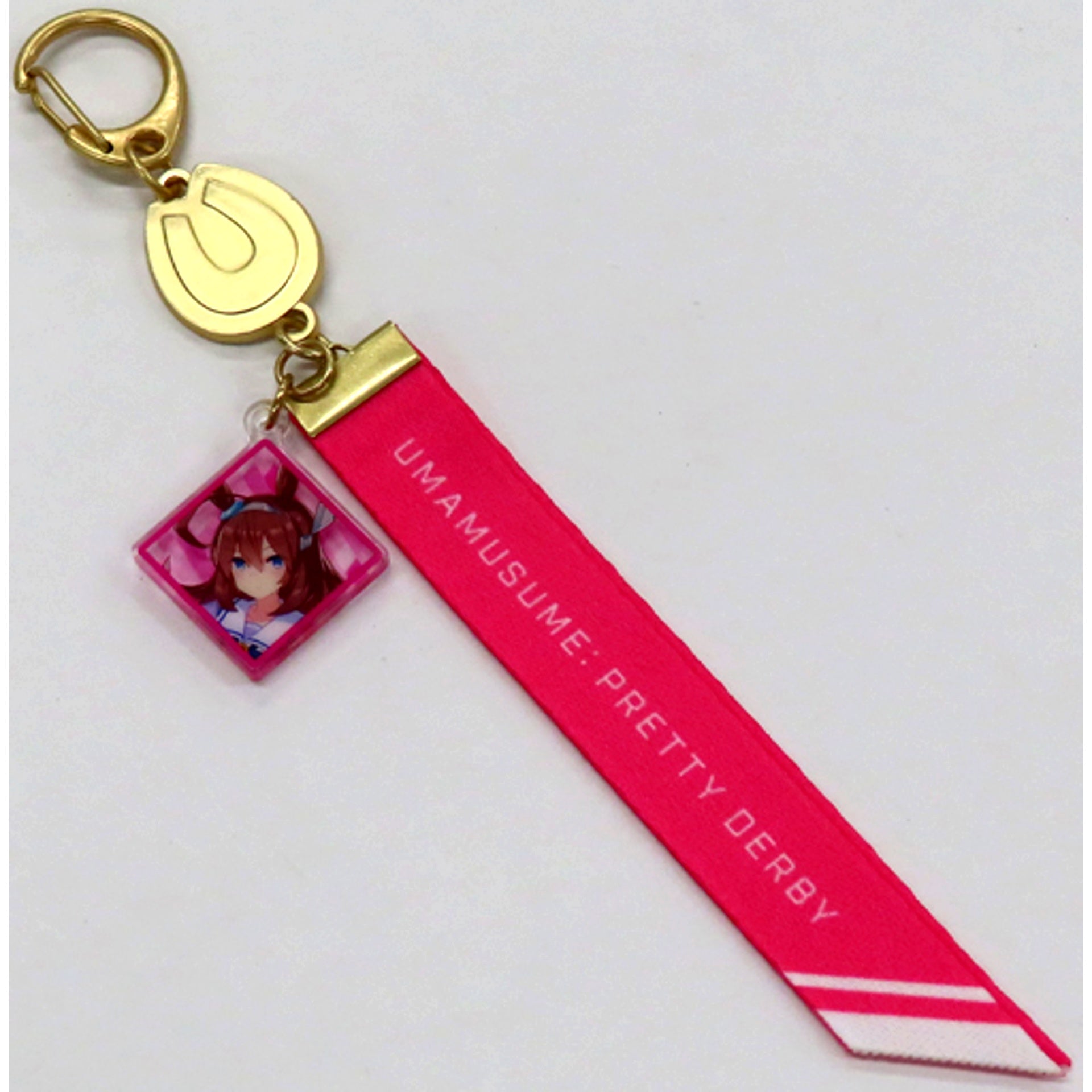 Mihono Bourbon Uma Musume Pretty Derby Official Ribbon Keychain 4th EVENT SPECIAL DREAMERS!! EXTRA STAGE [USED]