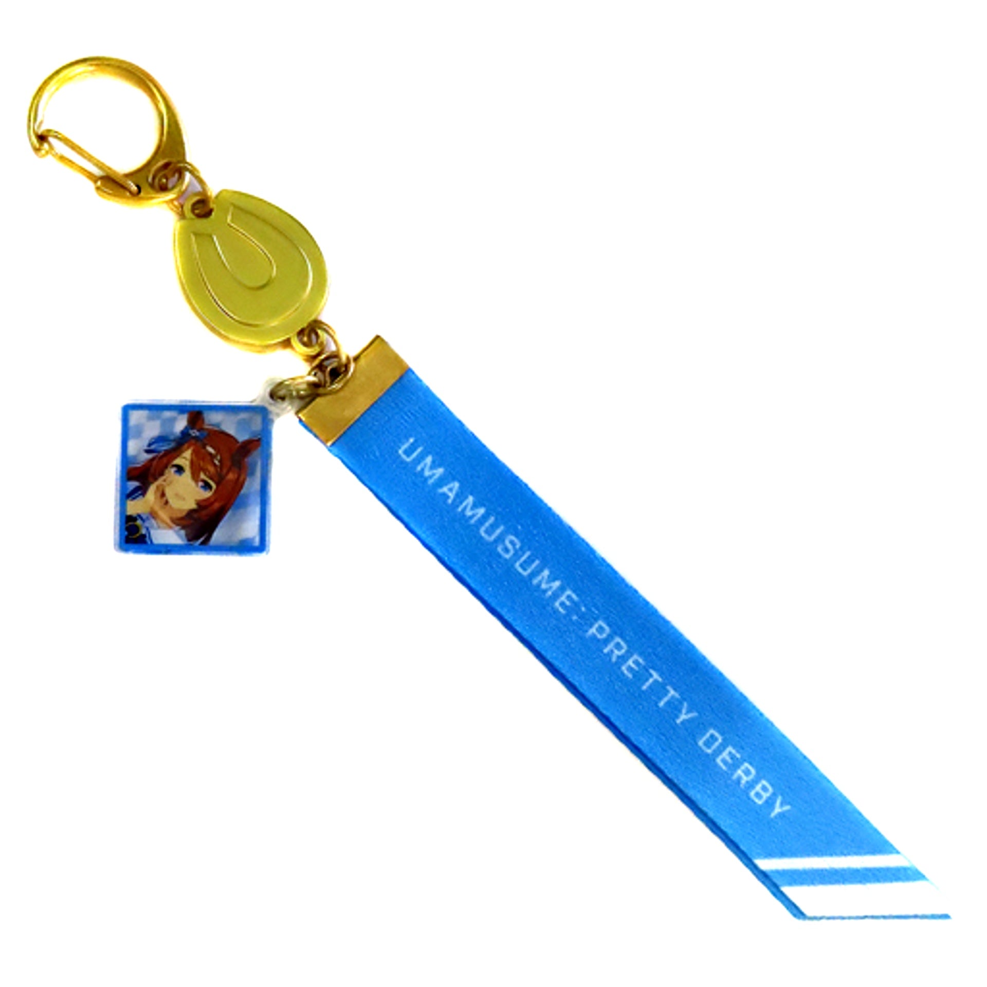 Super Creek Uma Musume Pretty Derby 4th EVENT Additional Performance SPECIAL DREAMERS!! EXTRA STAGE Official Ribbon Keychain [USED]