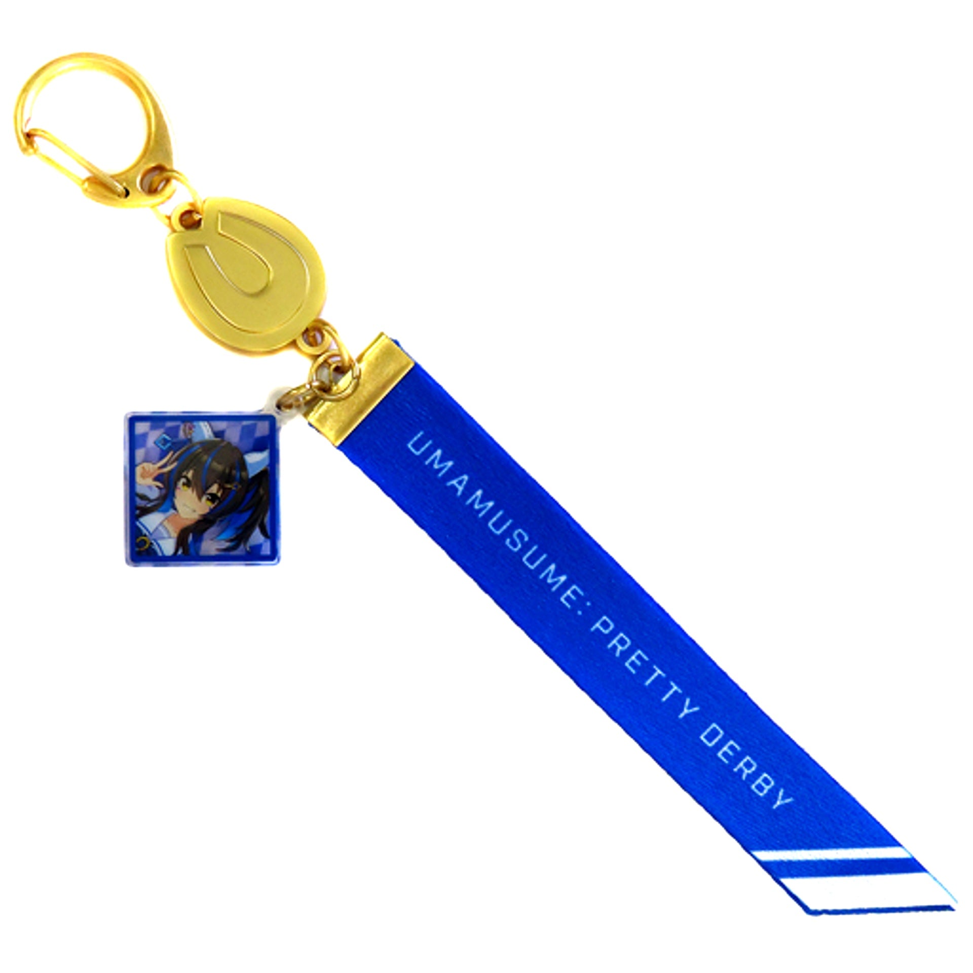 Daitaku Helios Uma Musume Pretty Derby Official Ribbon Keychain 4th EVENT SPECIAL DREAMERS!! EXTRA STAGE [USED]