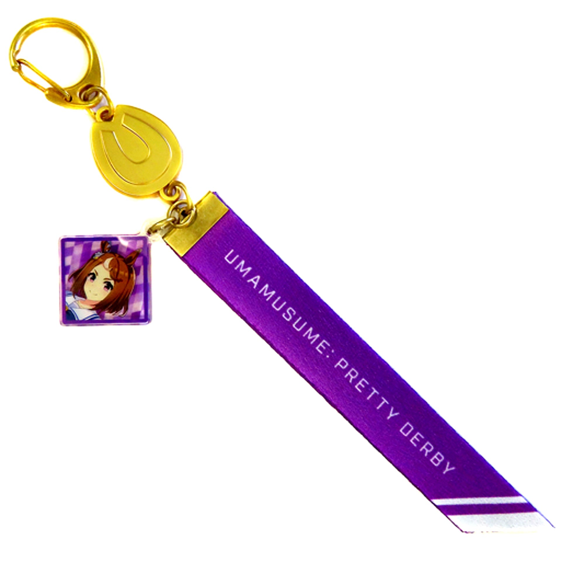 Tsurumaru Tsuyoshi Uma Musume Pretty Derby Official Ribbon Keychain 4th EVENT SPECIAL DREAMERS!! EXTRA STAGE [USED]