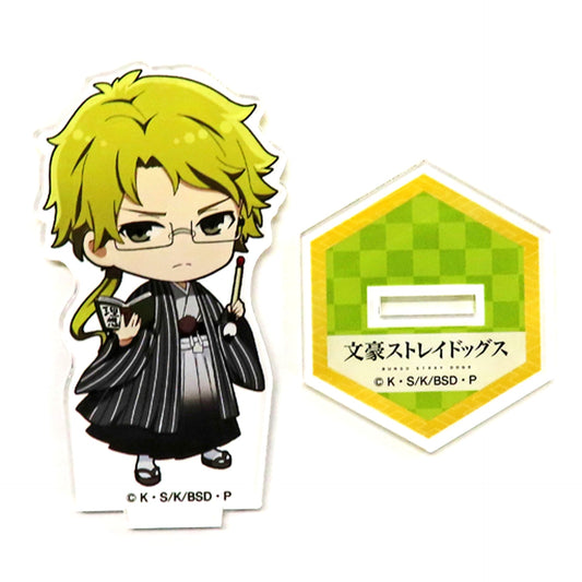 Doppo Kunikida Trading Mini Acrylic Stand Bungo Stray Dogs x Karaoke no Tetsujin [USED]