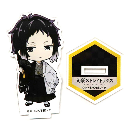 Ryunosuke Akutagawa Trading Mini Acrylic Stand Bungo Stray Dogs x Karaoke no Tetsujin [USED]