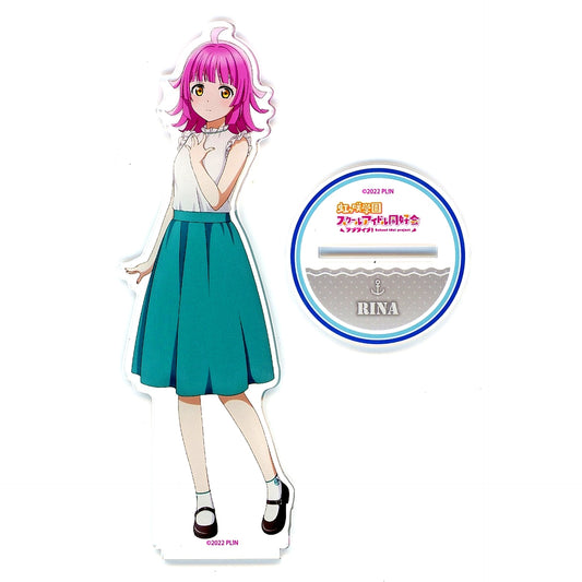 Rina Tennoji Marine Ver. Big Acrylic Stand Love Live! Nijigasaki High School Idol Club [USED]