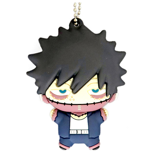 My Hero Academia Dabi Chibigurumi Rubber Mascot Keychain Vol.2 Namco Limited Keychains [USED]